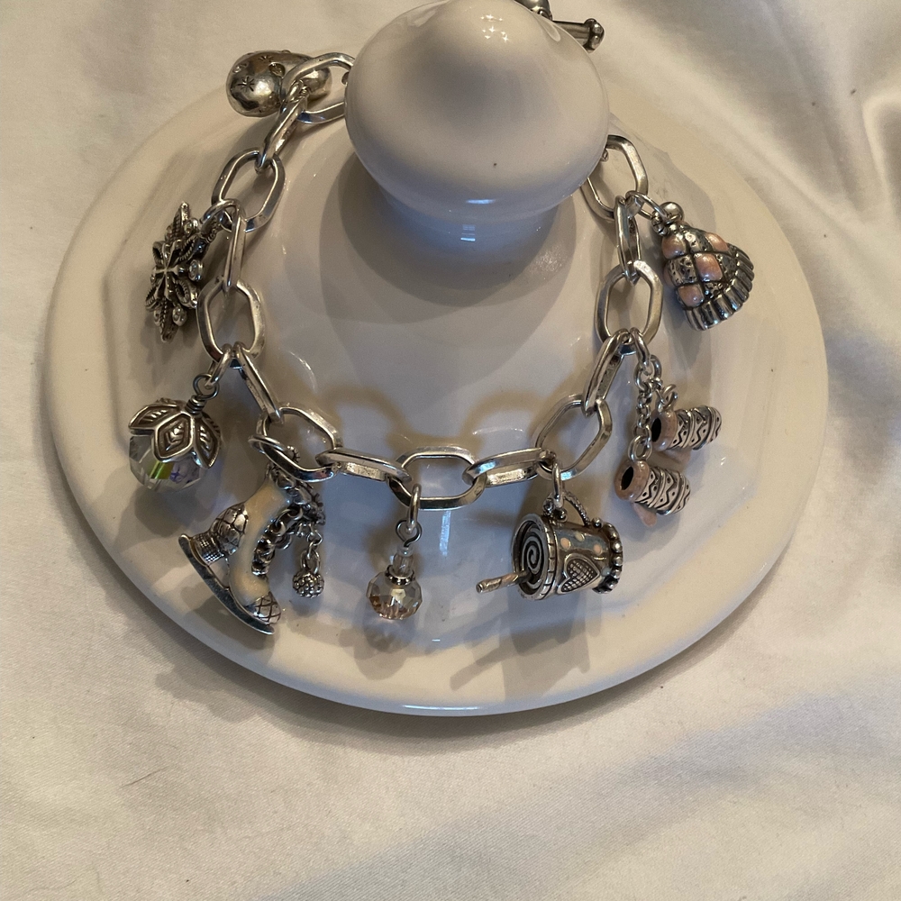 Brighton Winter Wonderland Silver Charm Bracelet